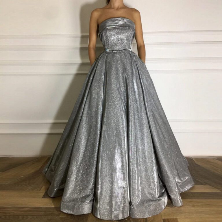 Spaghetti Straps Off Shoulder A-Line Prom Dress Shiny Black Evening Gown, DP3609 main image 0