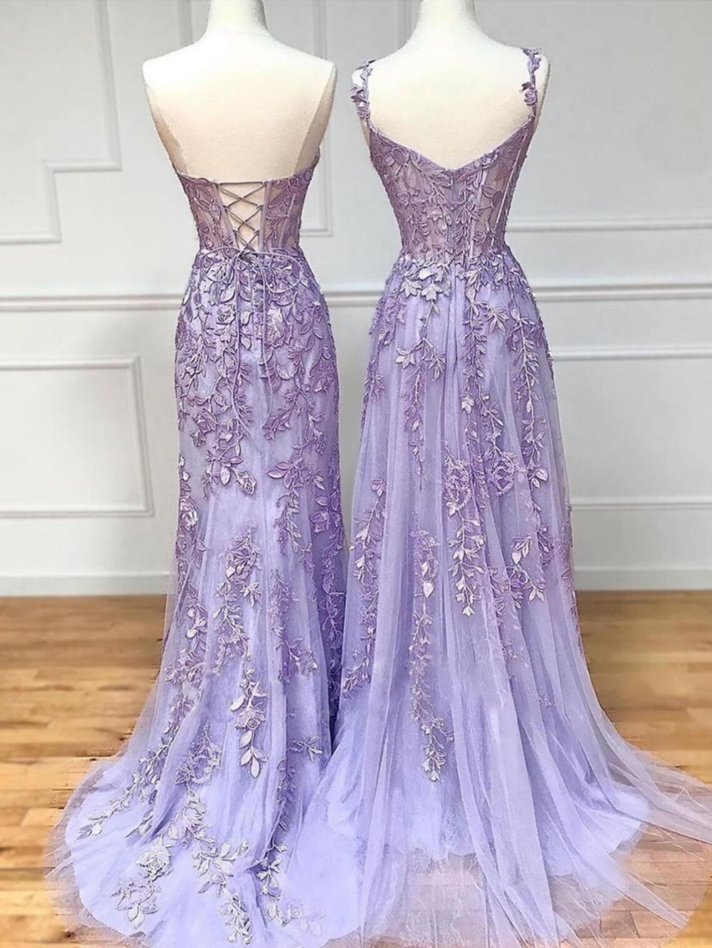 Elegant Purple Sweetheart Satin Evening Dress Purple Dinner Dress Y6694 main image 1