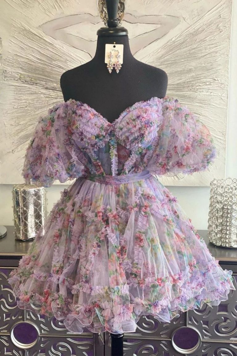 Corset-Laced Lantern Gown